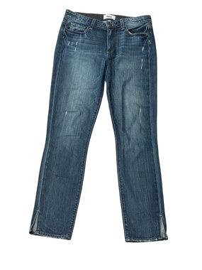 Paige Womens Hoxton Ankle Peg Blue Jeans